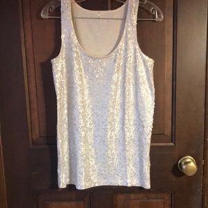 JCrew sequin top